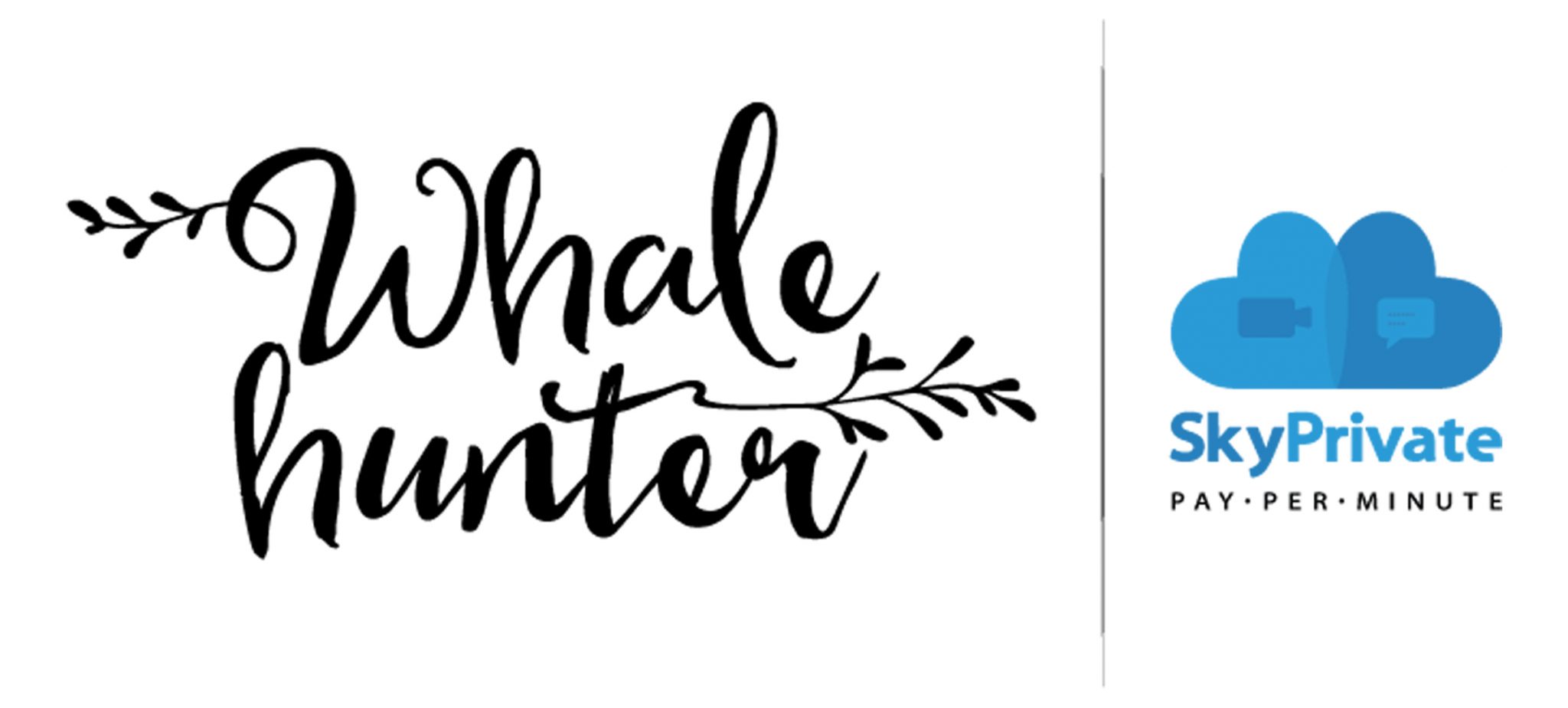 Whalehunter and SkyPrivate Logo White Background